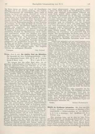 177-178 [Rezension] Below, Georg von, Der deutsche Staat des Mittelalters. Eine Grundriß der deutschen Verfassungsgeschichte. 1. Bd.: Die allgemeinen Fragen