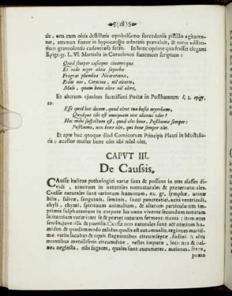 Caput III. De Caussis.