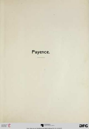 Fayence (Nr. 223-391)