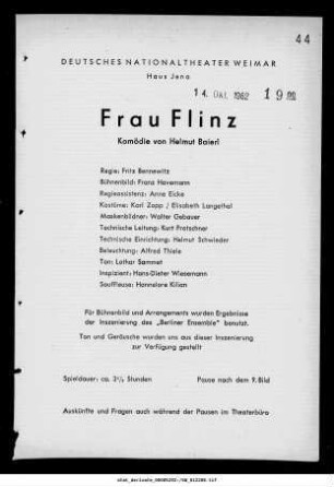 Frau Flinz
