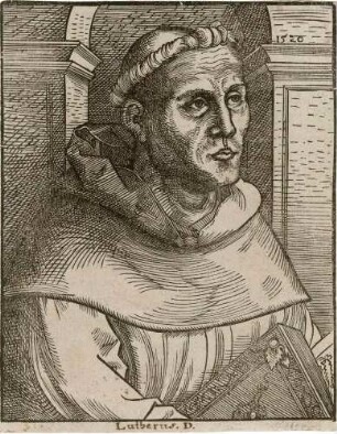 Bildnis Luther, Martin als Augustinermönch
