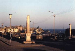Konstanza [Constanta]: Römische Säulen am Boulevard Marinarilor