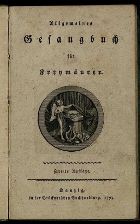 Allgemeines Gesangbuch für Freymäurer