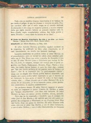 El poeta del hombre. Almafuerte. Su vida y su obra. por Antonio Herrero [y] Almafuerte. por Alberto Mendioroz