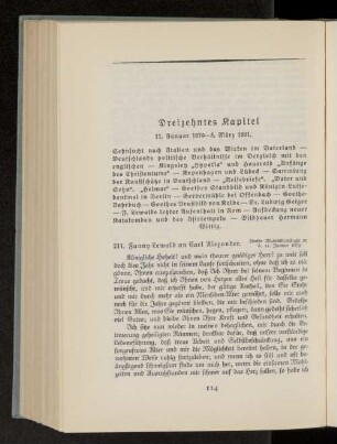 Dreizehntes Kapitel 11. Januar 1879-5. März 1881.
