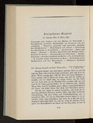 Dreizehntes Kapitel 11. Januar 1879-5. März 1881.