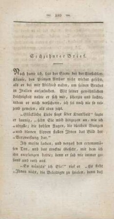 Sechzehnter Brief