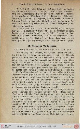 II: Natürliche Beschaffenheit