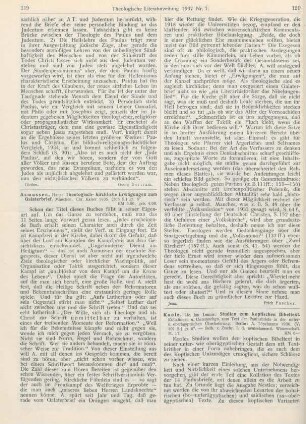 120-121 [Rezension] Koole, Jan L., Studien zum koptischen Bibeltext