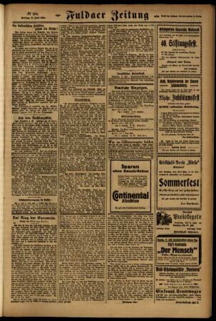 Zweite Ausgabe vom Freitag, den 08. Juli 1921.