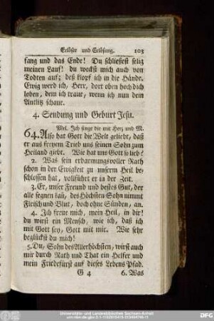 4. Sendung und Geburt Jesu.