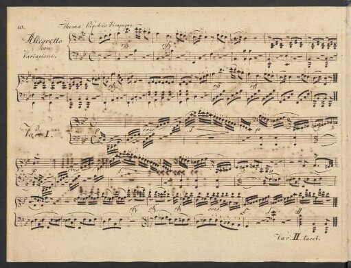 3. Allegretto con Variazioni