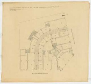 Kaufhaus Kurfürstendamm 33, Berlin-Charlottenburg: Grundriss Erdgeschoss 1:100