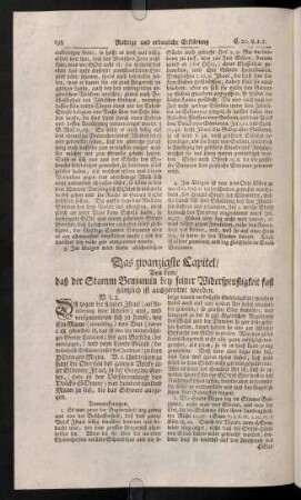 198-204, Das zwanzigste Capitel