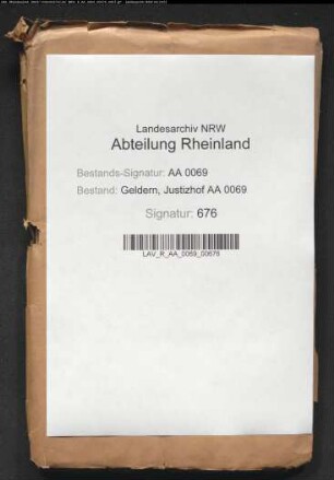 Graf von Varo, Drost des Amtes Straelen, gegen Derick und Emmerentiana Weyers, Einwohner des Amtes, wegen einer Amende