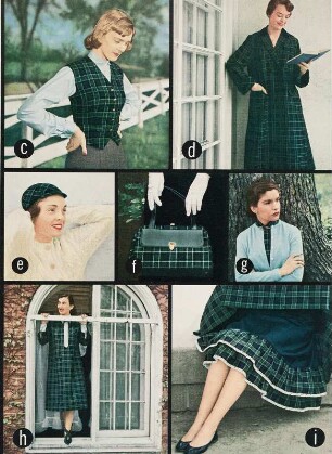 Modeaufnahme, Tearsheet (Mademoiselle)