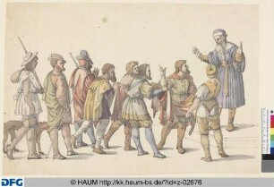 Die Brüder Josephs bringen dem Vater den blutigen Mantel