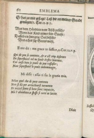 [XVI. Qvod Datur, Accipe; Gratis.]