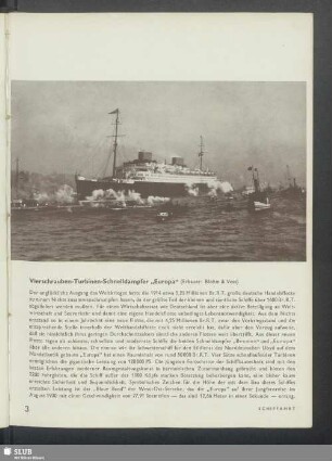 Schnelldampfer "Europa"