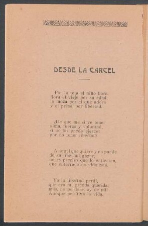 Desde la cárcel