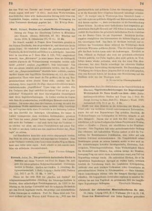 74 [Rezension] Krafft, Peter, Tagebuchaufzeichnungen des Regensburger Weihbischofs Dr. Peter Krafft