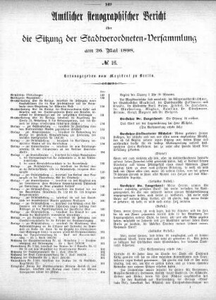 No 16, 26. Mai 1898