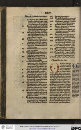 Incipit liber xix. Capitulum I.