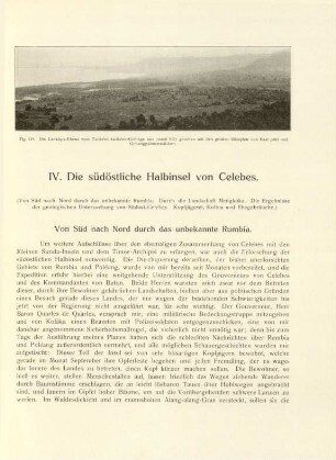 IV. Die südöstliche Halbinsel von Celebes