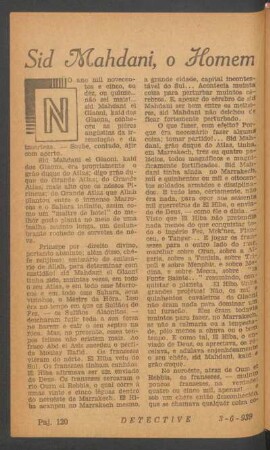 Sid Mahdani, o homem da grande tenda... : [Pequena novela]