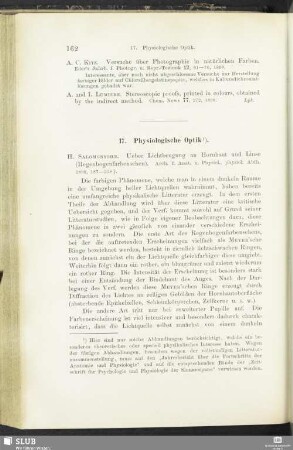 17. Physiologische Optik