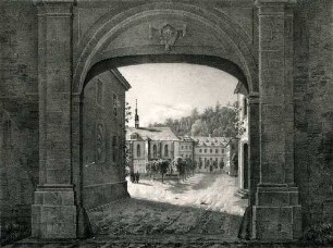Der Eingang in das Kloster Lichtenthal - Entrée du Covent de Lichtenthal
