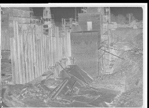 Staustufe Gerlachshausen-Volkach. Wie Bild 323; Detailaufnahme.