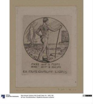 Exlibris Fritz Gurlitt