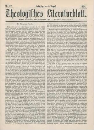 249-251 Zur Evangelien-Literatur