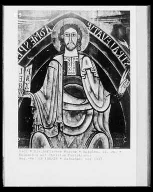 Baldachin mit Christus Pantokrator