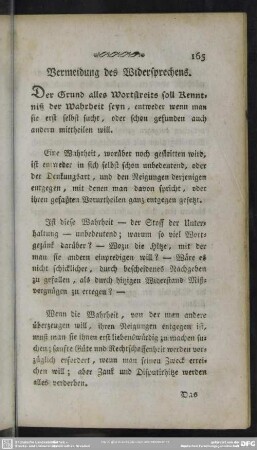 Vermeidung des Widersprechens