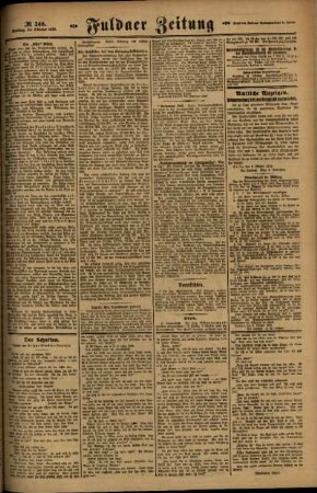 Zweite Ausgabe vom Freitag, den 24. Oktober 1919.