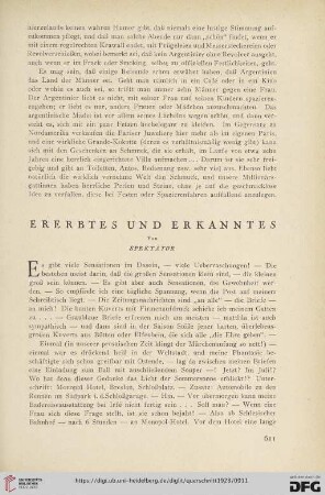 8: Ererbtes und Erkanntes