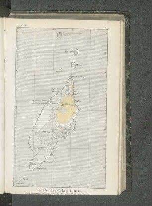 VII. Karte der Palau-Inseln.