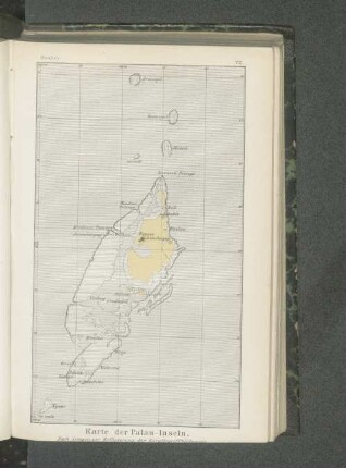 VII. Karte der Palau-Inseln.