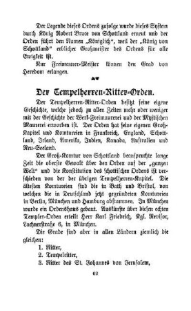 Der Tempelherren-Ritter-Orden