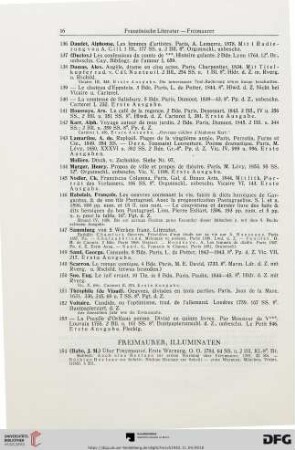 Freimaurer, Illuminaten (Nr. 154-170)