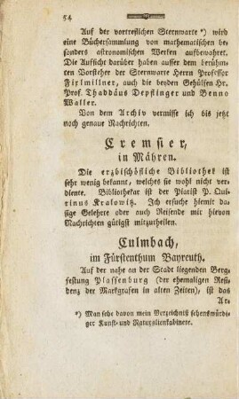 Cremsier, in Mähren.