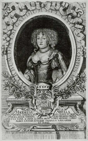 Magdalena Sibylle, Herzogin von Sachsen-Gotha-Altenburg, geb. Herzogin von Sachsen-Weißenfels