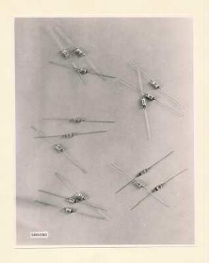 WF Halbleiter-Dioden OA625, OA626 OA645, OA685, Foto 1958