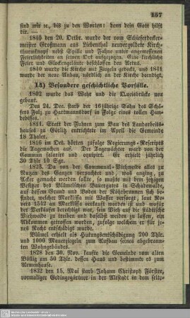 14. Besondere geschichtliche Vorfälle