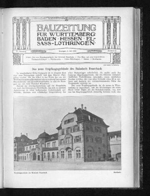 Das neue Empfangsgebäude des Bahnhofs Feuerbach