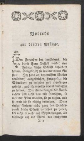 Vorrede zur dritten Auflage.