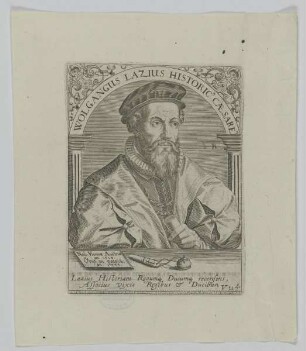 Bildnis des Wolfgangus Lazius