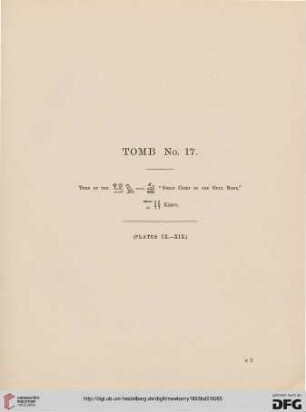 Tomb No. 17